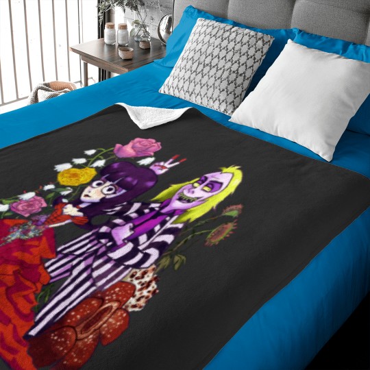 Discover Beetlejuice and Lydia Flowers Baby Blankets