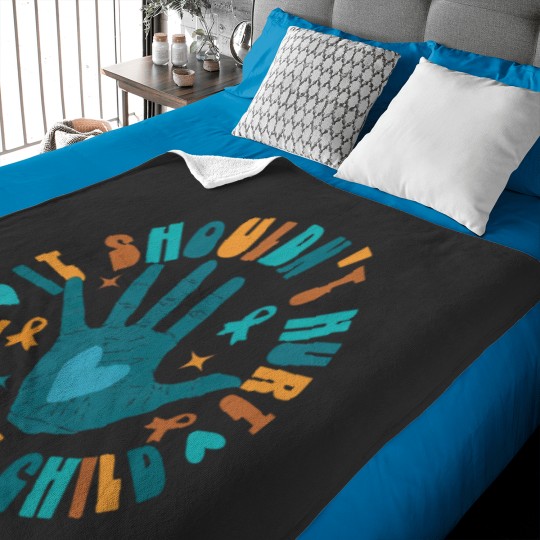 Discover Child Abuse Awareness Baby Blankets, Domestic Violence Mental Health