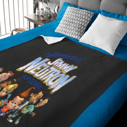 Discover Nick 90s Jimmy Neutron Classic Baby Blankets