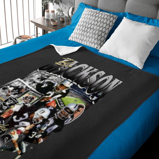 Discover Vintage 90s Graphic Style Bo Jackson Football Baby Blankets Football Baby Blankets