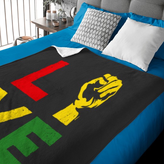 Discover Juneteenth Vintage Love Emancipation Day Melanin Black Pride Baby Blankets