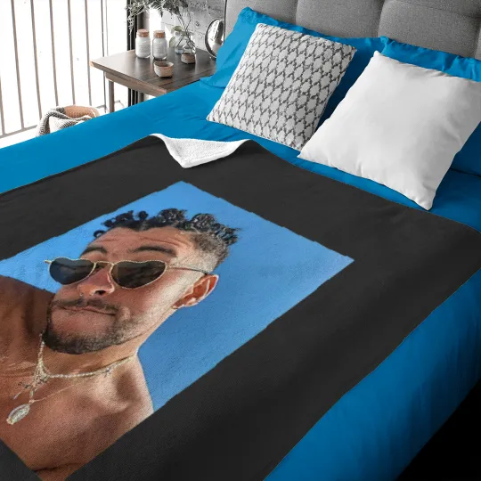 Discover Bad Bunny Baby Blankets