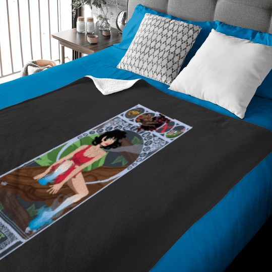 Discover Crysta Nouveau - Fern Gully Baby Blankets