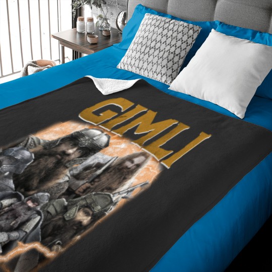 Discover LIMITED GIMLI Baby Blankets Crewneck Vintage 90s Grapic Baby Blankets Unisex GIMLI Baby Blankets