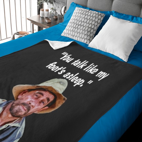 Discover Vintage TV Westerns Festus Gunsmoke "You Talk Like My Foot's Asleep"  Baby Blankets Baby Blankets