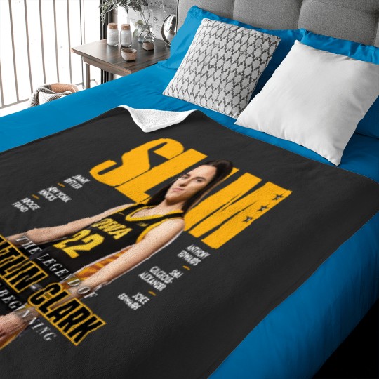 Discover Caitlin Clark University of Iowa Baby Blankets