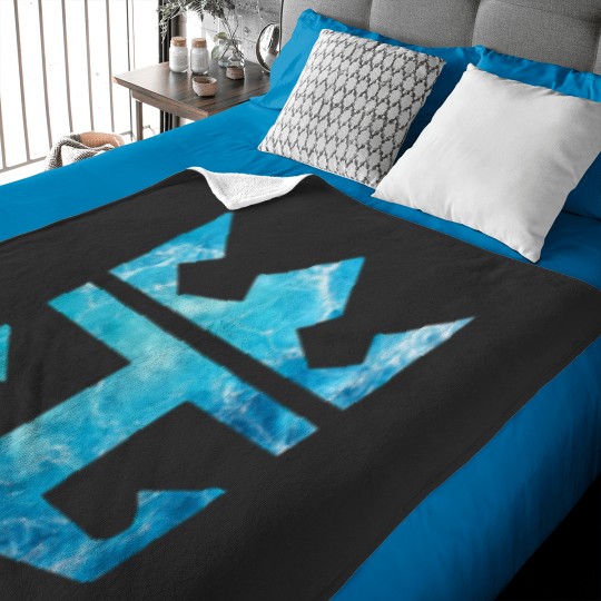 Discover Royal Caribbean water Classic Baby Blankets