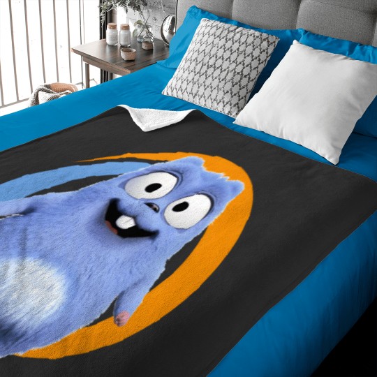 Discover Grizzy and the lemmings toys(3) Baby Blankets