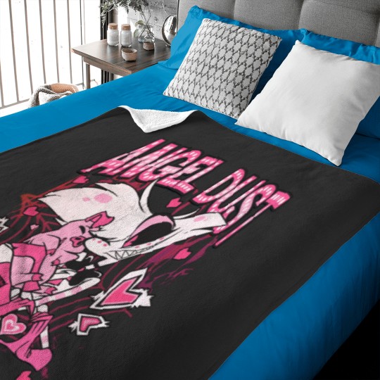 Discover Hazbin Hotel Angel Dust And Fat Nugget Cute Baby Blankets