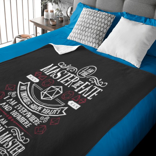 Discover Dungeon Master (Black) Baby Blankets