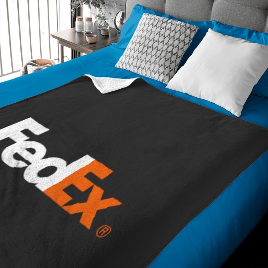 Discover FedEx Ground Delivery Logo Baby Blankets
