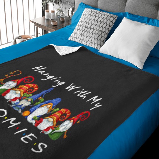 Discover Hanging With My Gnomies Funny Gnome Friend Baby Blankets