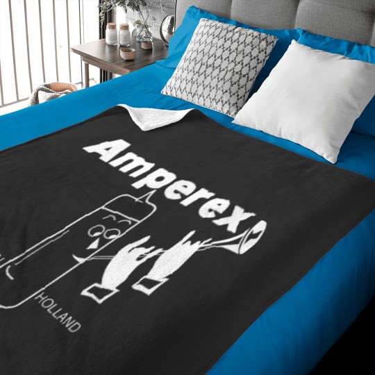 Discover Amperex Bugle Boy Tube Logo Baby Blankets
