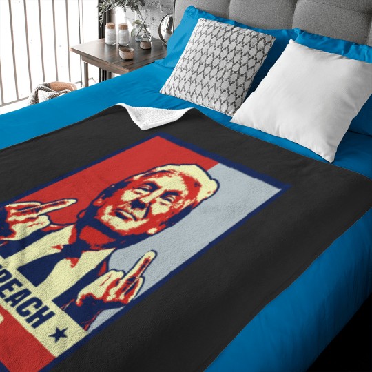 Discover Donald Trump Impeach This Baby Blankets