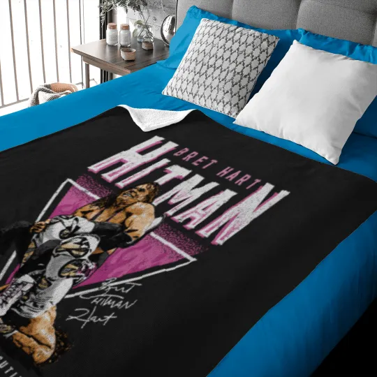 Discover Bret Hart Sharpshooter Triangle Baby Blankets