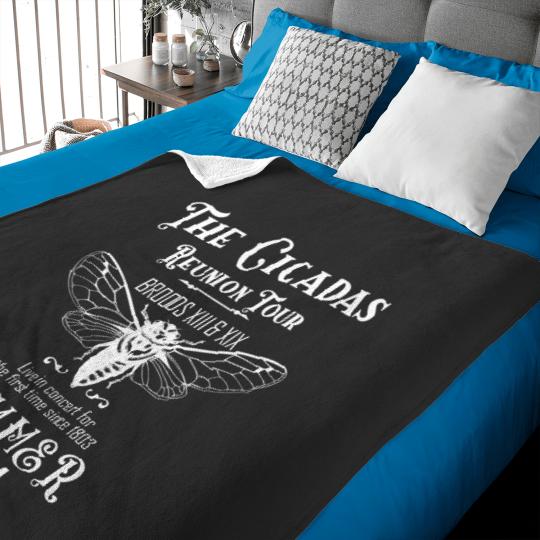 Discover Cicada Concert Tour 2024 Baby Blankets
