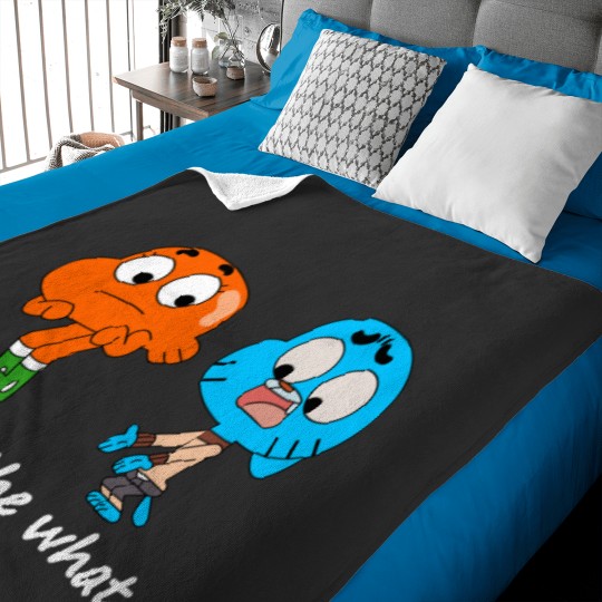 Discover The amazing world of Gumball Baby Blankets