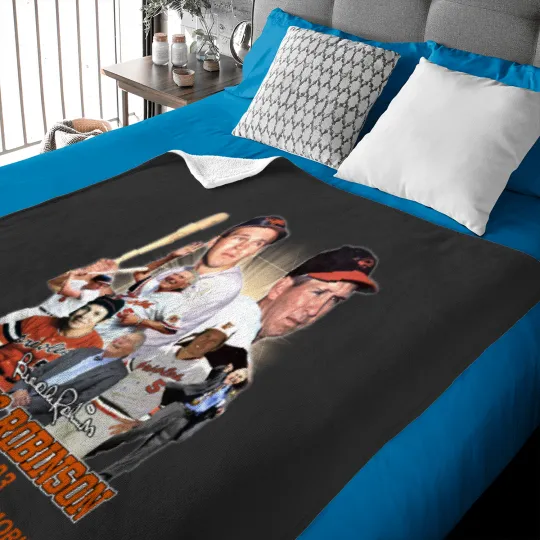 Discover Signature Brooks Robinson 1937-2023 Thank You Baby Blankets