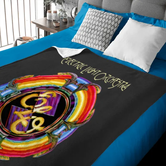 Discover Electric Light Orchestra ELO Rock Black Unisex Size Baby Blankets