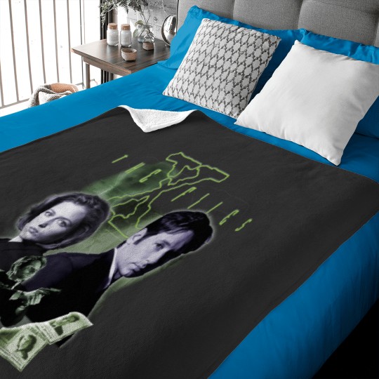 Discover Vintage Style The X Files Baby Blankets, 90's Movie, Unisex Baby Blankets
