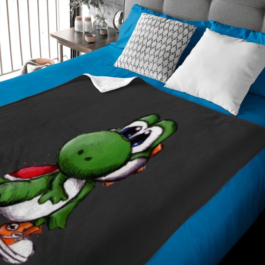 Discover Cute Yoshi Baby Blankets