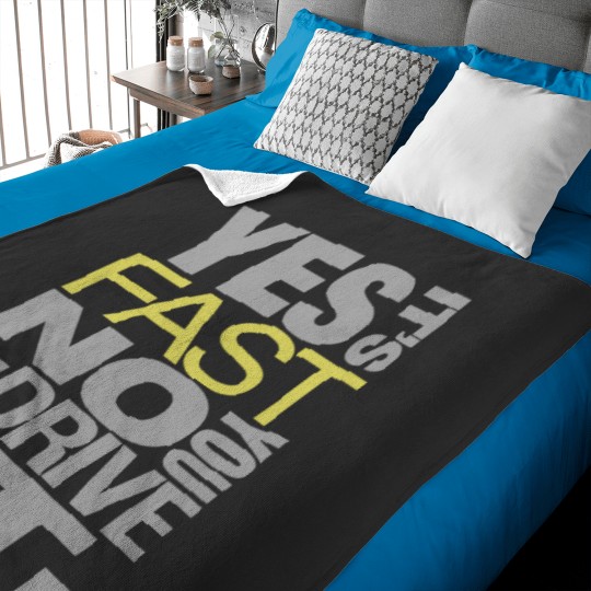 Discover Yes it's fast No you can't drive it Baby Blankets