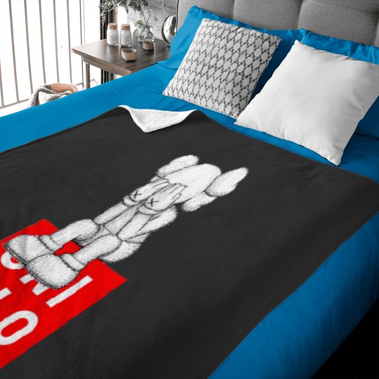 Discover Kaws Scan, Gift Kaws Baby Blankets