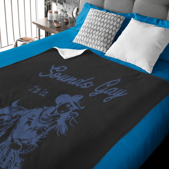 Discover Sapphic Pride Baby Blanket - Sounds Gay I'm In