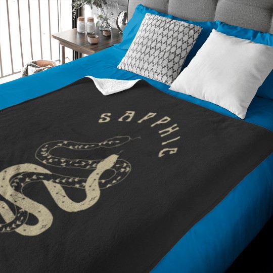 Discover Sapphic Baby Blankets, Mystical Sapphic Snakes, Boho Celestial