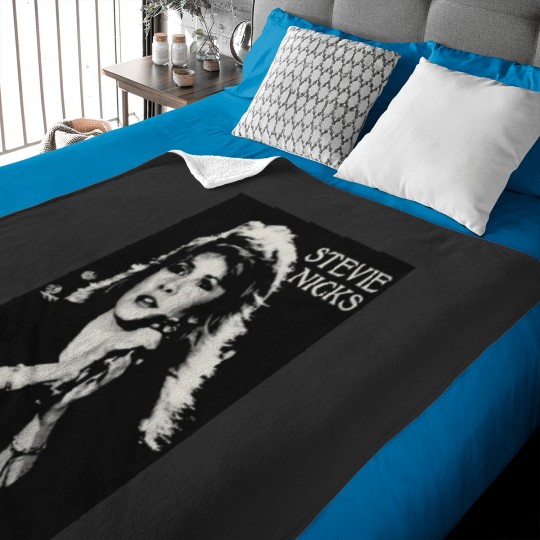 Discover Stevie Silhouette - Stevie Nicks Classic Baby Blankets