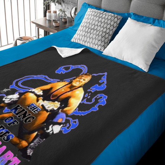 Discover Buy 1999 OWEN HART Vintage W.W.F. Era The King of Harts SHARPSHOOTER Promo Classic 90's Pop Culture World Wrestling Federation Baby Blankets Baby Blankets