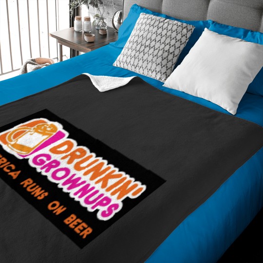 Discover Drunkin Grownups America Version Baby Blankets