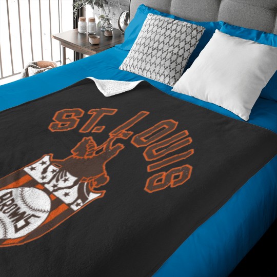 Discover St Louis Browns Vintage Distressed Baby Blankets