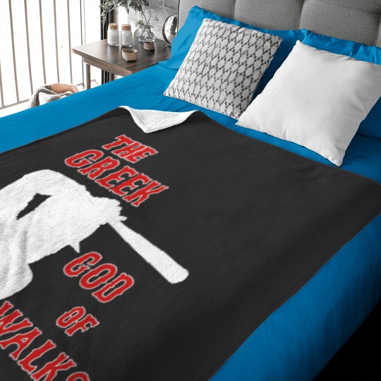 Discover Kevin Youkilis - The Greek God of Walks Baby Blankets