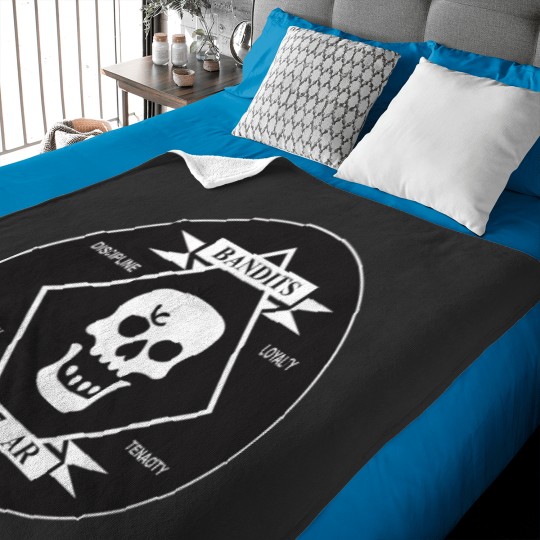 Discover The Bandits - 1st Battalion - 37th Armor Regiment (Clean Style) Baby Blankets
