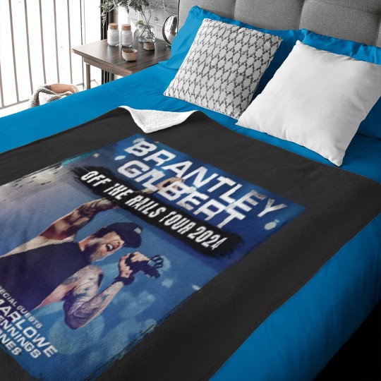 Discover Brantley Gilbert Off The Rails Tour 2024 Baby Blankets -