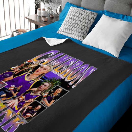 Discover Cameron Brinks Los Angeles Women's Basketball Baby Blankets