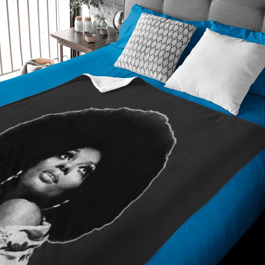 Discover Diana Ross Afro Baby Blankets