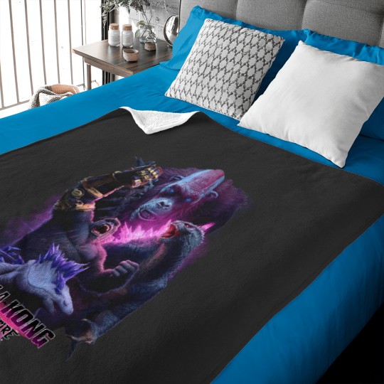 Discover god zilla X Kong The New Empire 2024 Baby Blankets, god zilla X Kong Baby Blankets