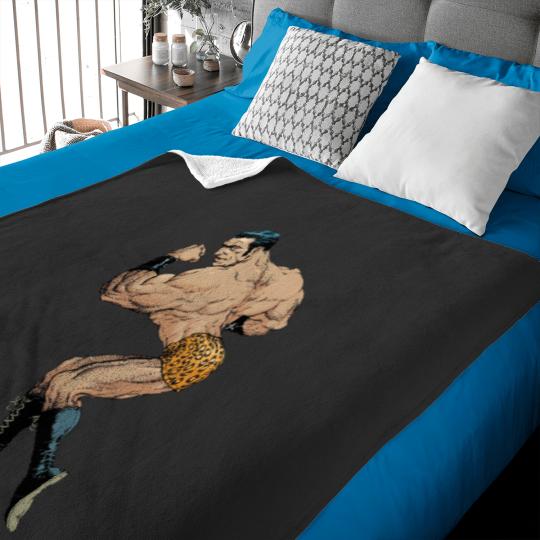 Discover flex mentallo, comics, patrol, strongman, hero of the beach, charles atlas, muscle power,pin up Baby Blankets