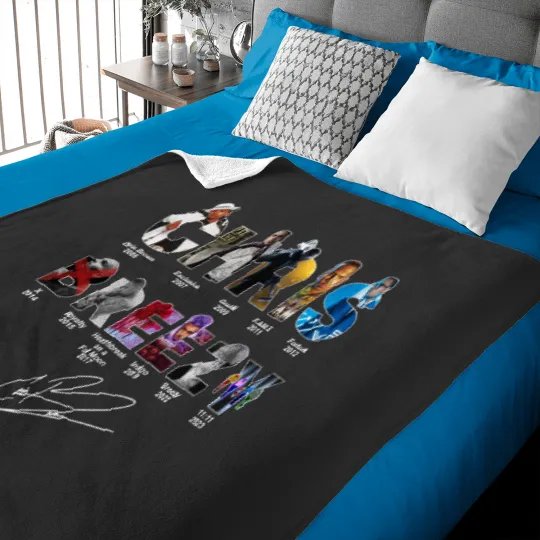 Discover Chris Brown 11:11 Tour 2024 Baby Blankets, Chris Brown Fan Baby Blankets