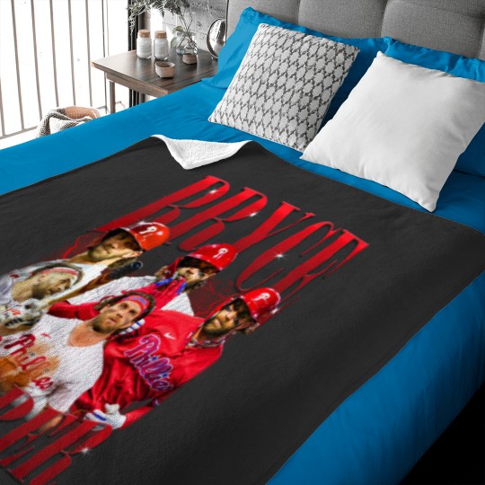 Discover BRYCE HARPER Vintage Baby Blankets, Bryce Harper Homage Baby Blankets