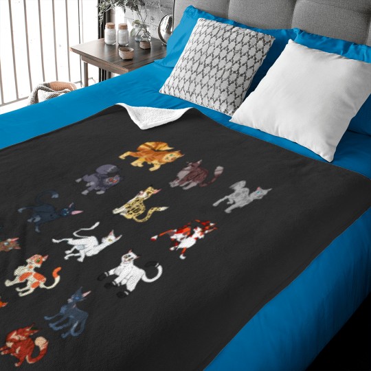 Discover Warrior cats pattern 1 Baby Blankets