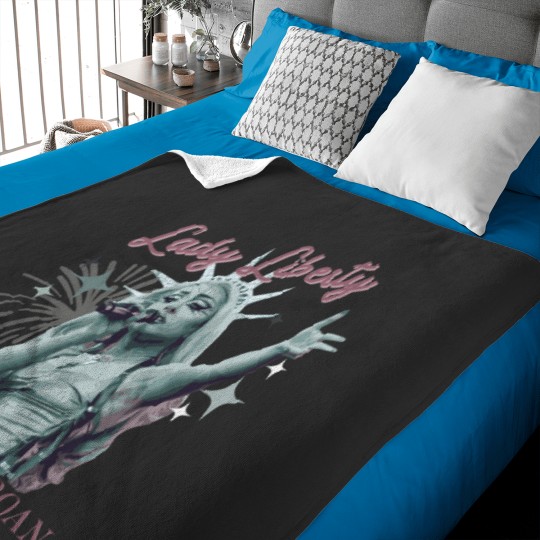 Discover Chappell Roan Baby Blankets | Gov Ball Lady Liberty | Statue of Liberty Drag