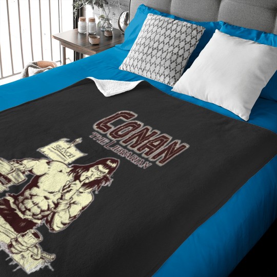 Discover Conan the Librarian Baby Blankets