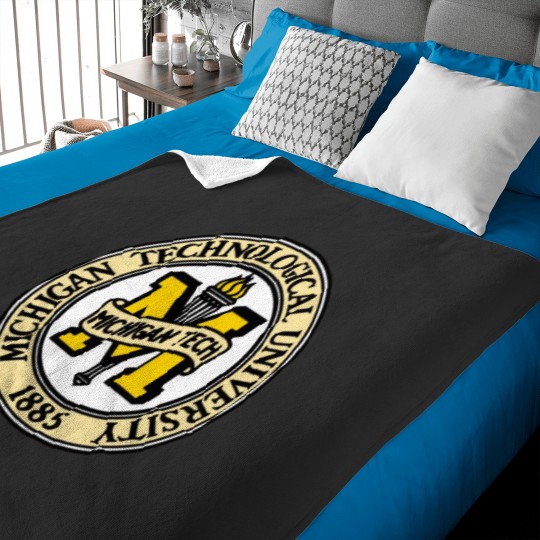 Discover Michigan Technological University Baby Blankets