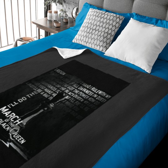Discover The March of The Black Queen - Queen Baby Blankets