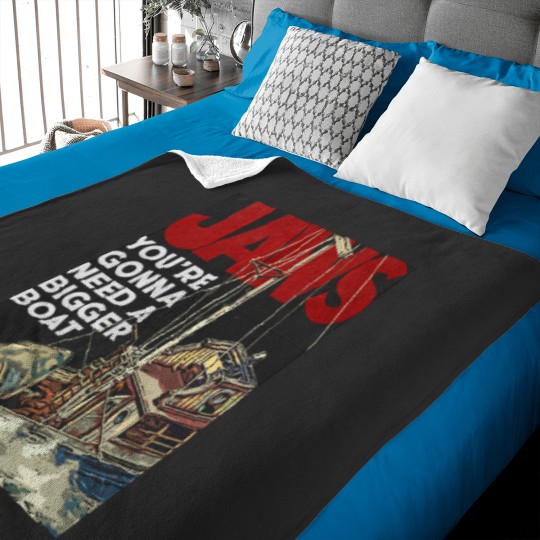 Discover Jaws movies Baby Blankets