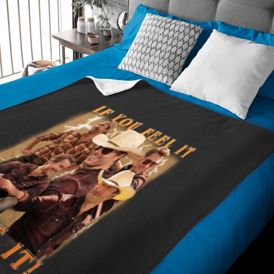 Discover If you feel it chase it Glen Powell as Tyler Owens Twisters Baby Blankets