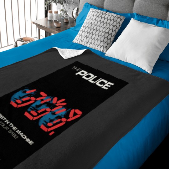Discover Album In The Machine Cover Concert Tour Poster Baby Blankets